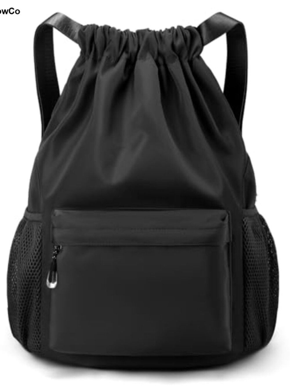 Waterproof Drawstring Backpack Adjustable Straps Gym Cinch Sack Large